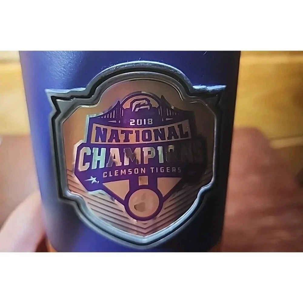 20oz Tumbler 2018 Clemson Tigers National Champions